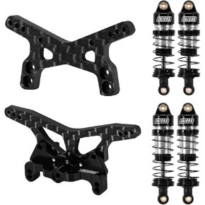 أبراج صدمة الكربون في إنجابرا مع صدمات زيت الجبل والألومنيوم لـ BUGGY LOSI MICRO-B/MICRO-T
