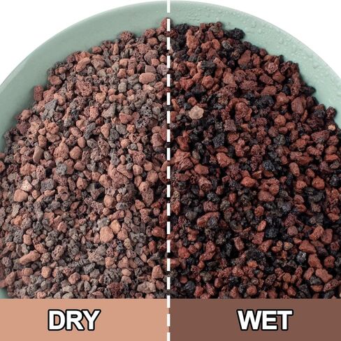3lb Mix Lava Rocks for Plants-Horticultural Volcanic Rock Gravel for Landscaping Plants Drainage, Succulents, Bonsai, Vase Fillers, Terrarium Plants, Top Dressing in Saudi Arabia