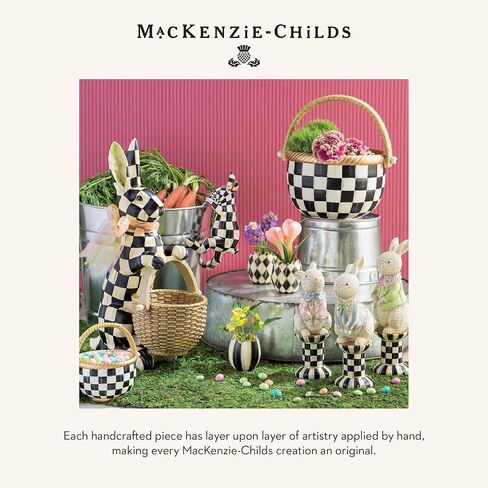 MACKENZIE-CHILDS Pot Climber, Decorative Flowerpot Hanger, Indoor and Outdoor Planter Hanging Decor, Funny Bunny in Kuwait