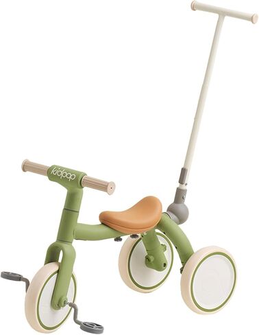 Pony 4-in-1 أطفال الدراجات ثلاثية الدراجات في 1-4 دفع شريحة ركوب على لعبة التوازن في التوازن الدراجة الأطفال Walker Stroller (أبيض) in Kuwait