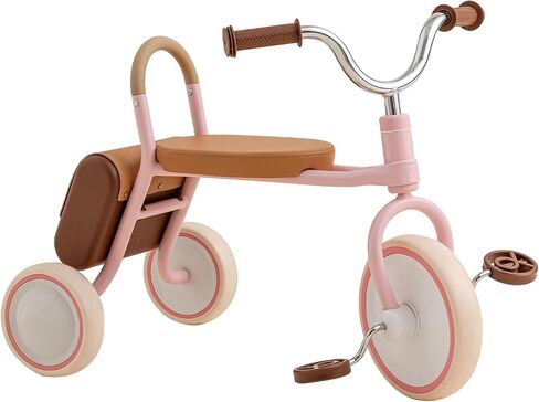 Mate Kids' Tricycle Push Ride On Toys Pedal Vehicle for 1-4 Year Kids First Birthday Gift Toddler First Bike (Pink) in Saudi Arabia