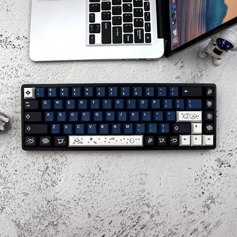 اغطية مفاتيح مخصصة من ستارجازينج، 137 مفتاح XDA للكيبورد الميكانيكية، اغطية مفاتيح مصبوغة بالتسامي، مجموعة اغطية مفاتيح PBT (اغطية مفاتيح فقط) in Kuwait