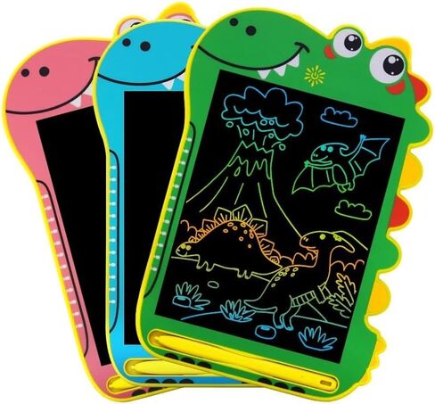 DoodleSaurus Board: 8.5-inch colorful LCD writing tablet for kids, perfect for drawing, doodling, and learning on the go (Green) in Kuwait