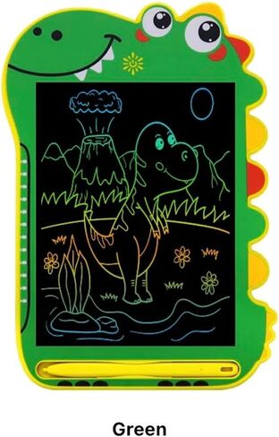 DoodleSaurus Board: 8.5-inch colorful LCD writing tablet for kids, perfect for drawing, doodling, and learning on the go (Green) in Kuwait