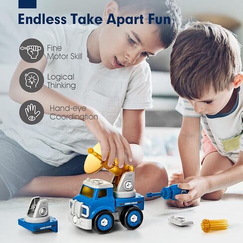 ههالاند هدية عيد ميلاد البالغ من العمر 5 سنوات - ألعاب STEM للأعمار من 5 إلى 7 سنوات - لعبة عمرها 5 سنوات - 5 في 1 ، تحول الشاحنات إلى الروبوت - أفكار الهدايا البالغة من العمر 6 سنوات - ألعاب الأولاد العمر 4-6 ألعاب بناء الأطفال in Kuwait