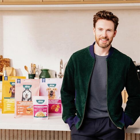 Jinx Beef Wet Dog Food Topper, Mix with Dry Dog Food, Made with Real Beef & Chicken, Bone Broth & Brown Rice, No Fillers, Puppy, Adult, Senior, 9oz, 6 Pack in Kuwait