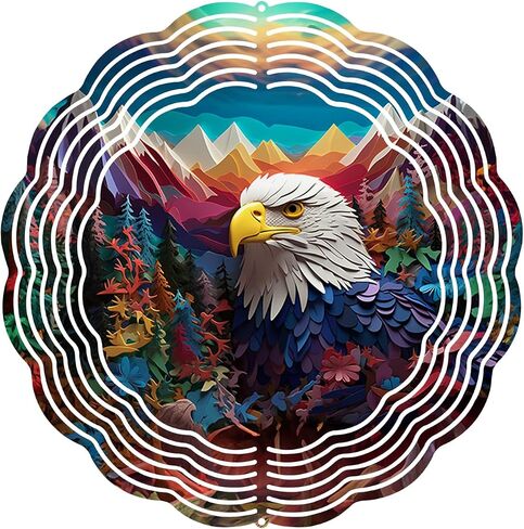 10-Inch Wind Spinner – Aluminum Sublimation Wind Spinner for Outdoor Garden Decor, Durable and Weather-Resistant, Perfect for Adding a Touch of Elegance to Any Space (HummingbirdGarden) in Saudi Arabia