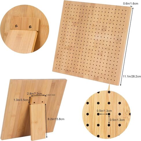 Crochet Blocking Board with Pins，Granny Square Blocking Board for Crocheting,Blocking Mats for Knitting with 15 Stainless Steel Rod pins，Ideal Gift for Mothers & Grandmothers，7.8 X 7.8 Inches in Saudi Arabia