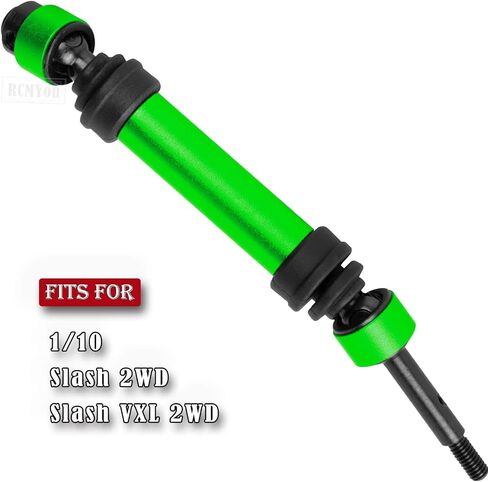 RC RECT DRIVE SHAFT CVD & FRONT AXLES ترقيات جزء من 1/10 SLASH 2WD/SLASH VXL 2WD ، الفولاذ المقاوم للصدأ رقم 45 مع سداسية ، ملونة in Saudi Arabia