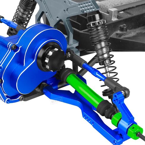RC RECT DRIVE SHAFT CVD & FRONT AXLES ترقيات جزء من 1/10 SLASH 2WD/SLASH VXL 2WD ، الفولاذ المقاوم للصدأ رقم 45 مع سداسية ، ملونة in Saudi Arabia