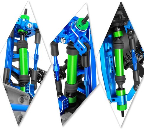 RC RECT DRIVE SHAFT CVD & FRONT AXLES ترقيات جزء من 1/10 SLASH 2WD/SLASH VXL 2WD ، الفولاذ المقاوم للصدأ رقم 45 مع سداسية ، ملونة in Saudi Arabia