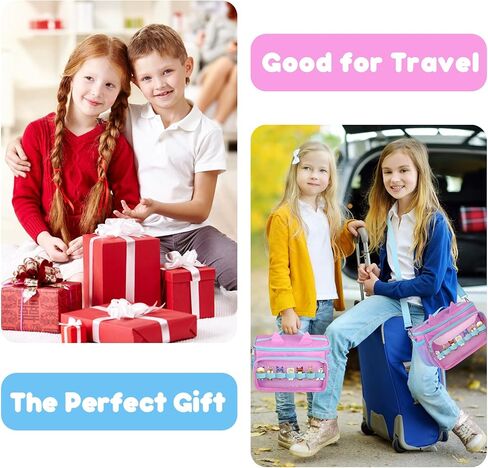 Sun3drucker Carrying Case for Toniebox Starter Set and Tonie Figures, Carrying Travel Bag for Toniebox 2 Accessories,Headphones and Charging Station, Portable Storage Bag (Blue) in Saudi Arabia