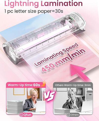 Laminator Machine 13 Inch Cold Thermal laminate machine for A3/A4/A5/A6, 60s Warm-up Lamination Machine 11x17 with 30 Laminating Sheets, 9 in 1 Personal Laminating machine for Home Office School in Kuwait