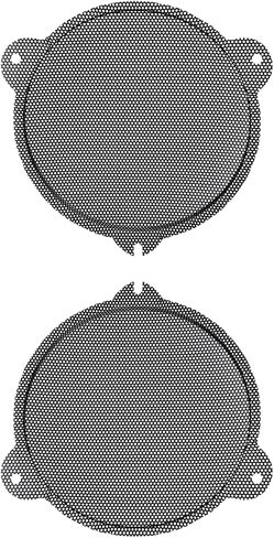 Batwing Fairings 5.25" Black Mesh Speaker Grills Cover for Harley Touring Electra Glide Street Glide Tri Glide Ultra Limited 1996-2013 in Saudi Arabia
