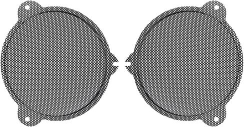 Batwing Fairings 5.25" Black Mesh Speaker Grills Cover for Harley Touring Electra Glide Street Glide Tri Glide Ultra Limited 1996-2013 in Saudi Arabia