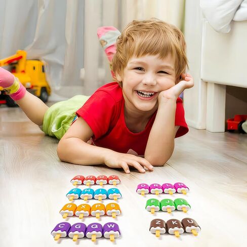 ABC Popsicles – Alphabet Learning Toys for Matching Game | Preschool Educational Toys for Classroom, Fun and Engaging in Saudi Arabia