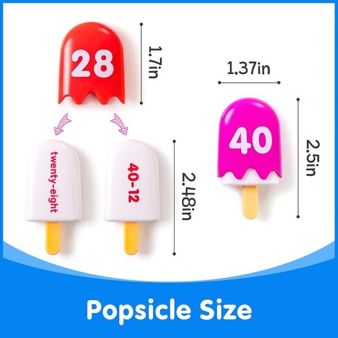 ABC Popsicles – Alphabet Learning Toys for Matching Game | Preschool Educational Toys for Classroom, Fun and Engaging in Saudi Arabia