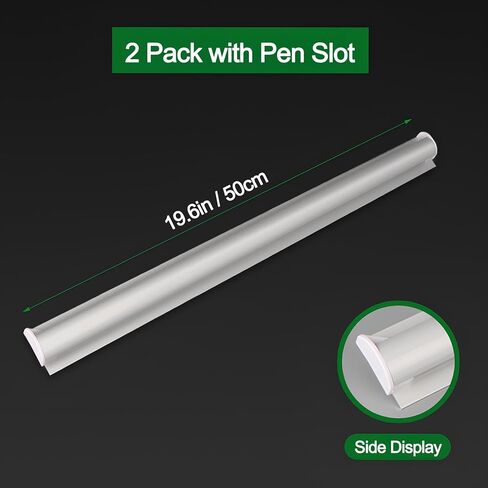 2 Pack Ticket Holders Receipt Holder for Restaurant, No Drill Restaurant Order Ticket Holders for Kitchen Office Walls Refrigerator Home Pubs Bars Cafes(12 Inch, Sliiver, 2p) in Saudi Arabia