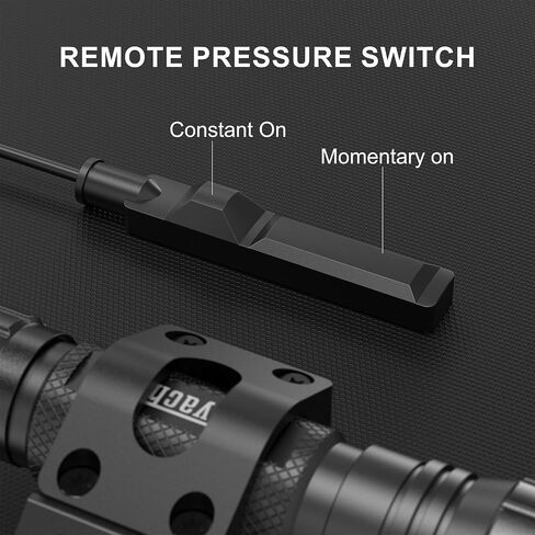 Feyachi Tactical Flashlight LED Light 1200 Lumen with Picatinny/M Lock Rail Mount and Pressure Switch Included in Saudi Arabia