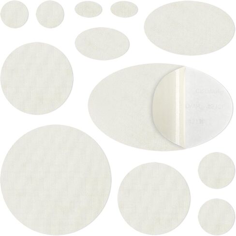 12Pcs Down Jacket Repair Patches, Waterproof Self-Adhesive, Pre-Cut, Tear-Resistant Rip-Stop Nylon Patches for Jackets, Puffer Jacket, Tents-Black in Saudi Arabia