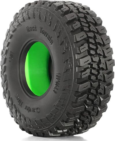 120mm 1.9" RC Crawler Tires 1/10 Fits most 1/10 RC Crawler cars such as SCX10 III TRX4 90046 R197 (Silicone Sponge pink) in Saudi Arabia