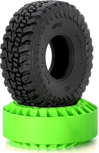 120mm 1.9" RC Crawler Tires 1/10 Fits most 1/10 RC Crawler cars such as SCX10 III TRX4 90046 R197 (Silicone Sponge pink) in Saudi Arabia