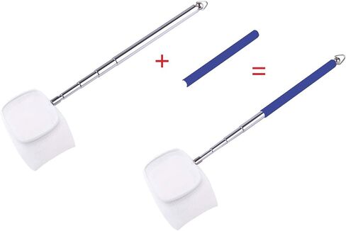Carefree Fish Aquarium Stainless Steel Small Fishing Net, Extendable Handle Shrimp Net, Soft Light Tiny Net, Fish Tank Cleaner Long Handle(Please Note The Size of The Product) in Saudi Arabia