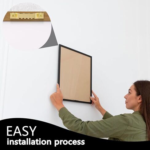 251 Pcs Picture Hanging Kit Heavy Duty Picture Hangers with Screws Black & Gold Picture Frame Mounting Hardware Picture Frame Hanging Kit Picture Hanging Hardware Tool for Frame Hanging in Saudi Arabia