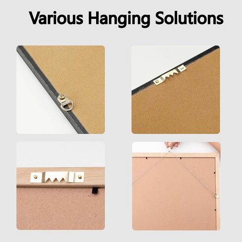 251 Pcs Picture Hanging Kit Heavy Duty Picture Hangers with Screws Black & Gold Picture Frame Mounting Hardware Picture Frame Hanging Kit Picture Hanging Hardware Tool for Frame Hanging in Saudi Arabia