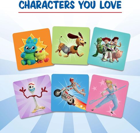Wonder Forge Toy Story 4 Matching Game | Build Focus and Memory with Woody, Buzz, and Beloved Pixar Characters | Fun and Engaging Activity for Kids Ages 3+ in Saudi Arabia