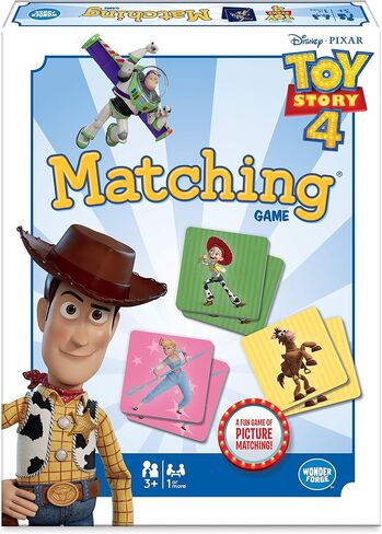 Wonder Forge Toy Story 4 Matching Game | Build Focus and Memory with Woody, Buzz, and Beloved Pixar Characters | Fun and Engaging Activity for Kids Ages 3+ in Saudi Arabia