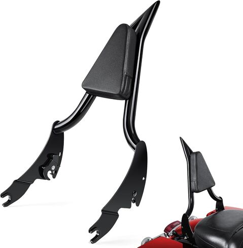 Benlari Sissy Bar, 26“ Integrated Design Passenger Backrest Quick Release Detachable Motorcycle Fit for Harley Davidson Touring Road Glide Touring Road King Road Glide Street Glide 2009-2024(Black) in Saudi Arabia