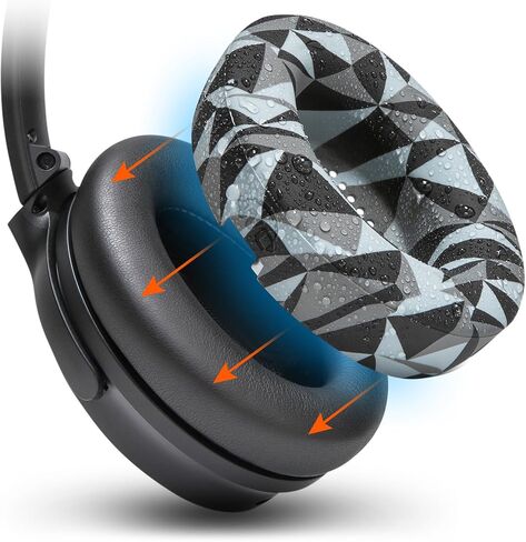 WC SweatZ QuietComfort - Sweat Covers for Bose QC 45, 35, 35ii, QC2 & QC25 | Made by Wicked Cushions | Patented Design, Also fits QC15, AE2, AE2i, SoundTrue & SoundLink | Black in Kuwait