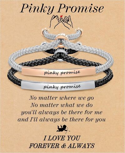 Matching Bracelets for Couples Friendship Bracelets for Women Teens Romantic Gifts for Her Daughter Valentines Gifts Birthday Gifts for Wo in Saudi Arabia