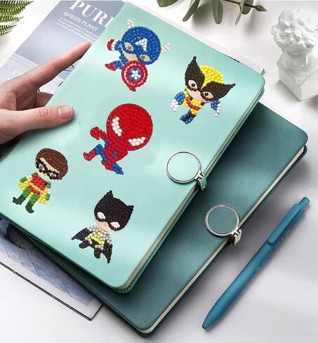 Diamond Art Kits for Kids, Arts and Crafts for Kids Ages 4-8,Craft Kits for Ages 8-12, Mosaics Bead Art,Painting Kits,24PCS Princess Gem Art Kits Best Gifts for Grils Boy Birthday in Saudi Arabia