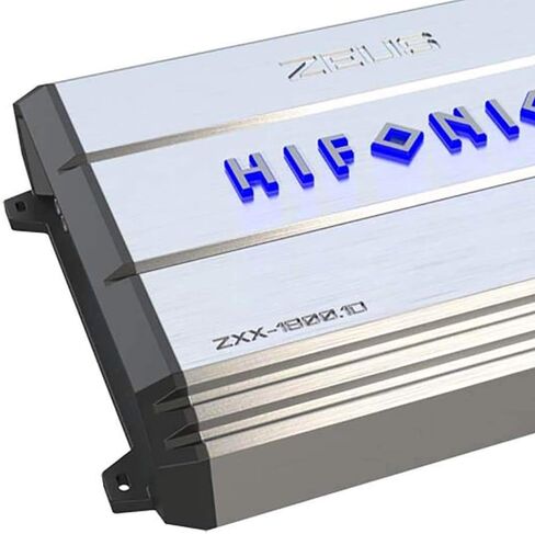 أداة مضخم جسر زيوس 4 قنوات ZXX-1000.4 من Hifonics، فضي، 18.40 بوصة × 29 سم × 3.50 بوصة in Kuwait