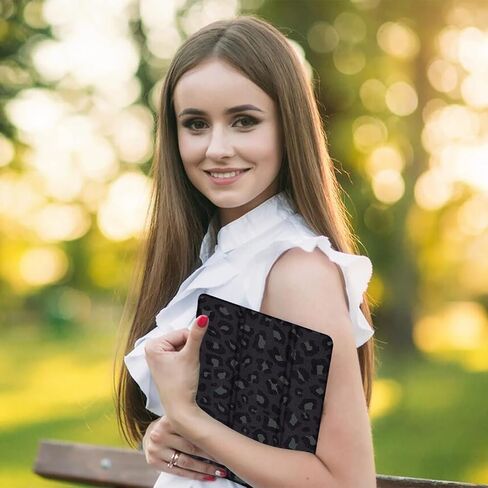 TopPerfekt Slim Case for iPad 9th / 8th / 7th Generation (2021/2020 / 2019) 10.2 Inch - [Built-in Pencil Holder] Shockproof Cover with Clear Transparent Back Shell, Auto Sleep Wake Composition Book in Saudi Arabia