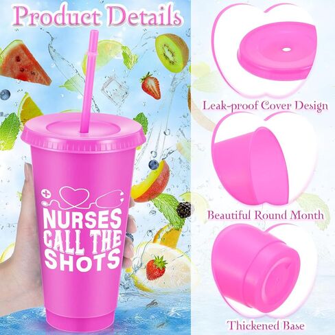 36 PCS Wisse Week Gifts تعيين ممرضة تقدير أكواب القهوة Tumbler شكرًا لك على دفاتر وقلم ، هدية لتخرج يوم التمريض (ملون) in Kuwait