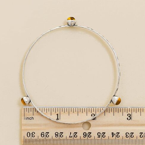 Bottled Up Designs Handmade Bangle Stacking Bracelet, Recycled Vintage Glass, Sterling Silver, Eco Friendly, Made in USA, Birthday Gifts, Mothers Day, Women (Mason Jar Aqua) in Kuwait