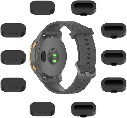 26mm Watch Strap Loops for Garmin Fenix 7X/6X/5X /Instinct 2X /Enduro Smartwatch Fastener Rings [10 Pcs], Soft Silicone Replacement Secure Rings Connector Holders Loop in Kuwait
