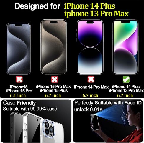 2 Pack for iPhone 16 Privacy Screen Protector Gradient Colorful 25° for Anti-Spy Tempered Glass Anti-Bluelight Full Coverage Easy Installation Frame Case Friendly 6.1 inch Gold in Saudi Arabia