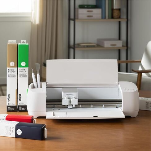 Cricut Explore 4 - Smart Cutting Machine (Seashell) | Digital Content Bundle - Includes Images in Design Space App in Saudi Arabia