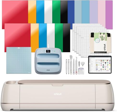 Cricut Maker 4 - Smart Cutting Machine (Seashell) | Digital Content Bundle - Includes Images in Design Space App in Kuwait