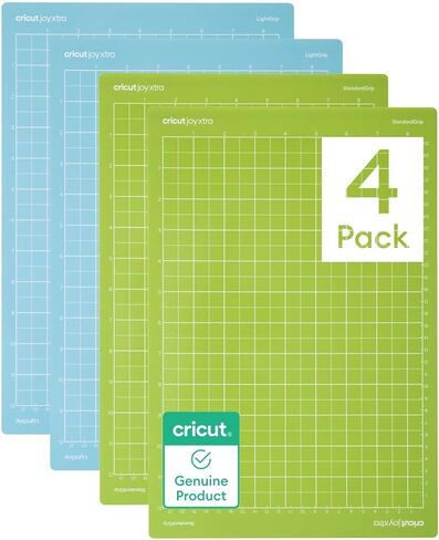 Cricut Mat Variety Pack (4 عدد ، 8.5 بوصة × 12 بوصة) - لآلة Joy Xtra - تتضمن 2 standardgrip و 2 lightgrip in Kuwait