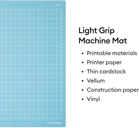 Cricut Mat Variety Pack (4 عدد ، 8.5 بوصة × 12 بوصة) - لآلة Joy Xtra - تتضمن 2 standardgrip و 2 lightgrip in Kuwait