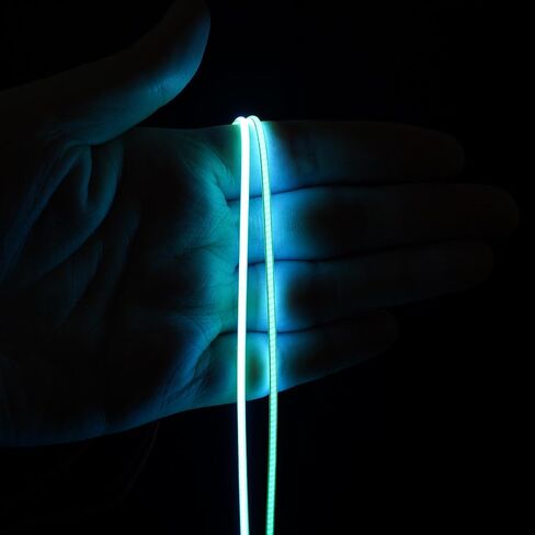 INJORA RC LED Strip Lights Flexible Cuttable for TRX4M SCX24 1/24 1/18 Crawlers Upgrade(Blue) in Saudi Arabia