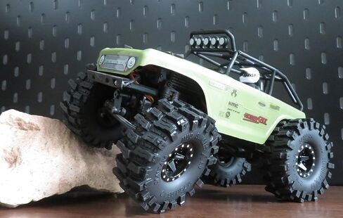 HOBBYSOUL 1.0 Crawler Tires 70mm Tall 1.0'' Mud Slingers X Super Soft Sticky Tyre for RC 1/24 SCX24 1/18 TRX4M Upgrades in Kuwait