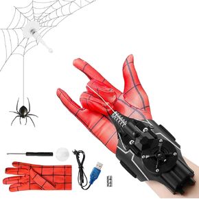 Web Launcher Spider String Shooter Toy, Cool Gadgets Electric Reel-in Real Silk Superhero Role-Play Fun Stuff Toys Great for Men and Kids (Dark)