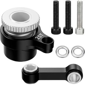 OGRC Aluminum 25T Servo Horn Servo Arm Servo Saver for Arrma 1/14 Typhon 1/16 Mojave 1/18 Granite GROM Upgrades