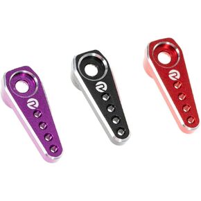 Rampcrab RC Micro Servo Horn ، 25t ، قطر 4.9 مم ، M1.4mm ، سبيكة الألومنيوم 7075 ، ملحق ترقية ذراع المؤازرة لـ AX24 و SCX24